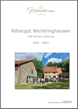 Catering-Angebot Rittergut Wichtringhausen