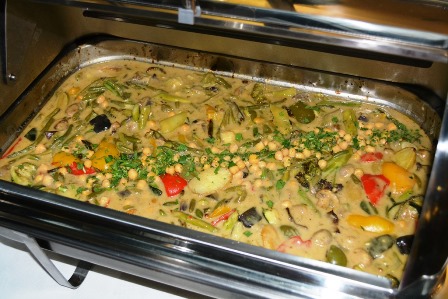 Thaicurry mit Kokos und grünen Bohnen